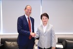 歐洲經貿辦事處長谷力哲(Lutz Güllner)蒞府拜會市長，盼加強雙方經貿往來