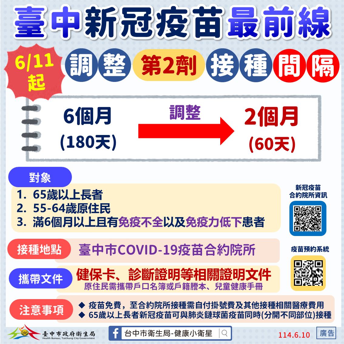 臺中新冠疫苗最前線