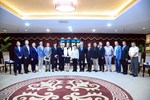 德國經濟辦事處首席代表暨處長蘭依樺博士等貴賓與市長合影