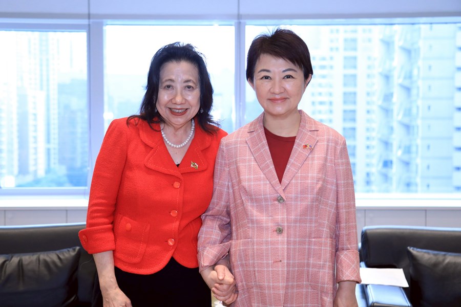 美國馬里蘭州州務卿李鳳遷(Susan C. Lee)一行蒞府拜會，由市長親自接待