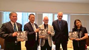 雙方針對兩市公共藝文場館營運、運動體育與青少年領導力發展等議題深入交流