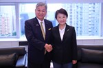 日本鳥取縣議會藤繩喜和議長一行蒞府拜會市長，洽談臺中－鳥取直飛航班開航後深拓兩地交流事宜