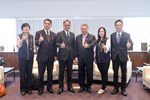 令狐副市長偕市府代表與日本台灣交流協會橫地晃副代表一行合影。