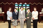 日本日華議員懇談會山東昭子參議員一行蒞府拜會，由王副市長代表接待，雙方對於促進教育、文化、觀光等議題進行交流